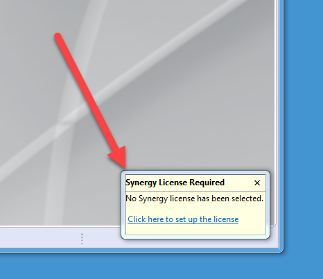 synergy software license
